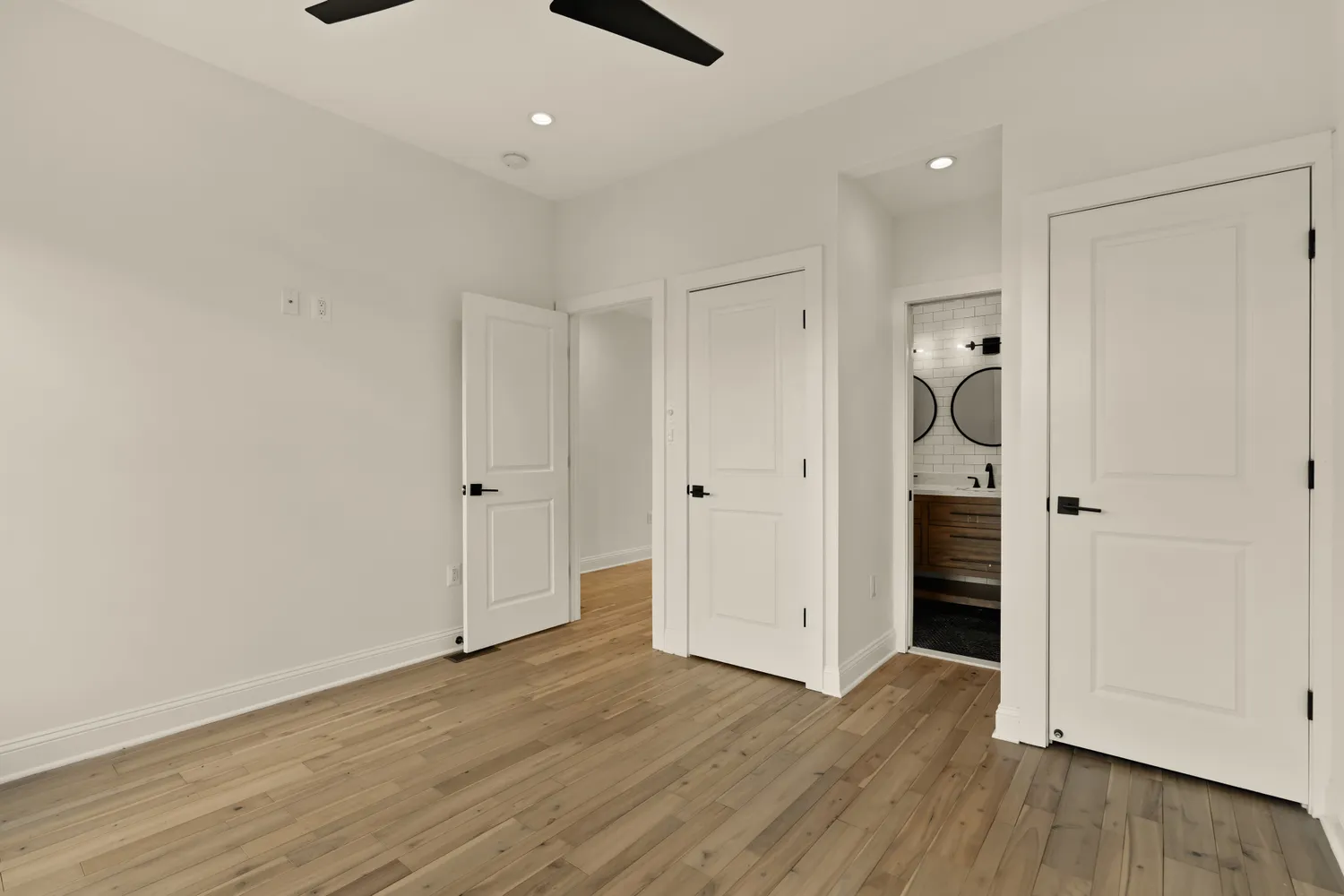wooden floor in an empty room