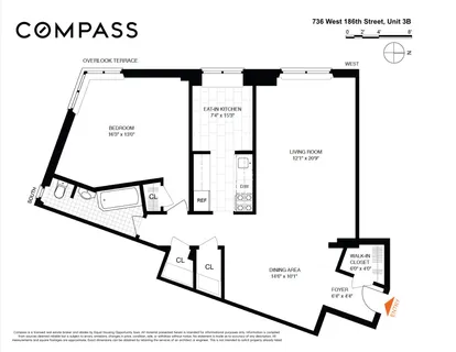 $450,000 | 736 West 186th Street, Unit 3B | Hudson Heights
