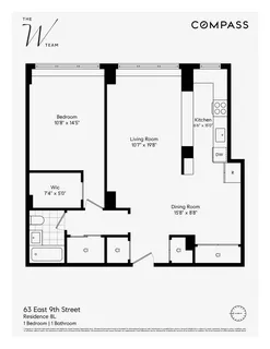 $1,200,000 | 63 East 9th Street, Unit 8L | Greenwich Village