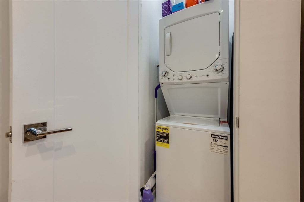 340 West 2nd Street, Unit 5 Boston, MA 02127 - Photo 18 of 26 a utility room with dryer and washer
