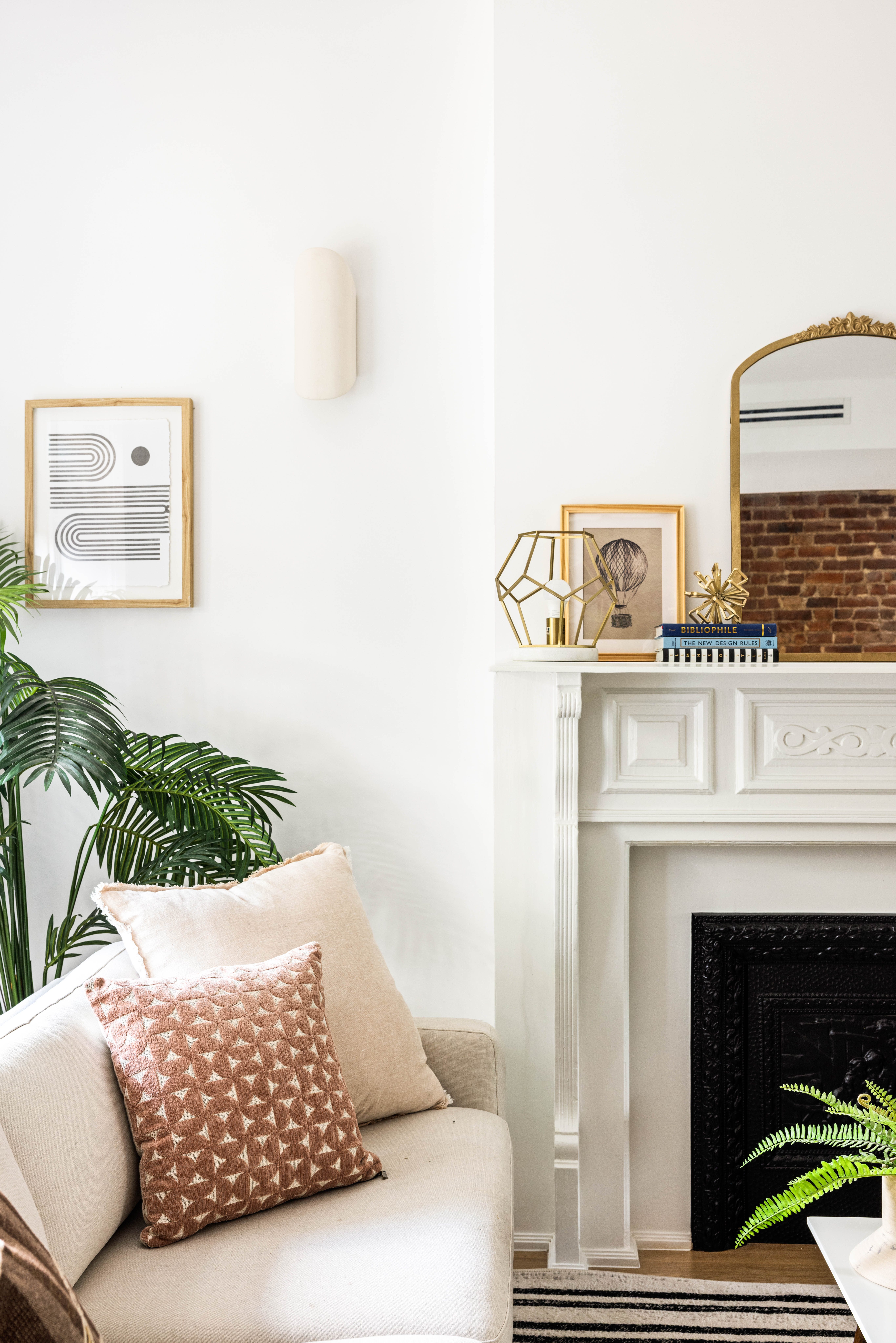 758 Halsey Street Brooklyn, NY 11233 - Photo 3 of 15 a living room with furniture and a fireplace