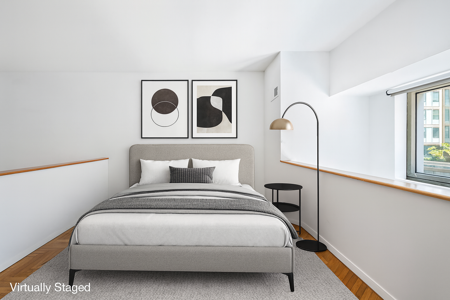 301 West 57th Street, Unit 3E Manhattan, NY 10019 - Photo 5 of 13 a bedroom with a bed and a window