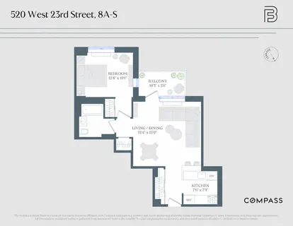 $999,000 | 520 West 23rd Street, Unit 8AS | Chelsea