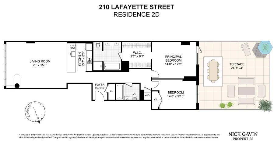 $2,750,000 | 210 Lafayette Street, Unit 2D | SoHo