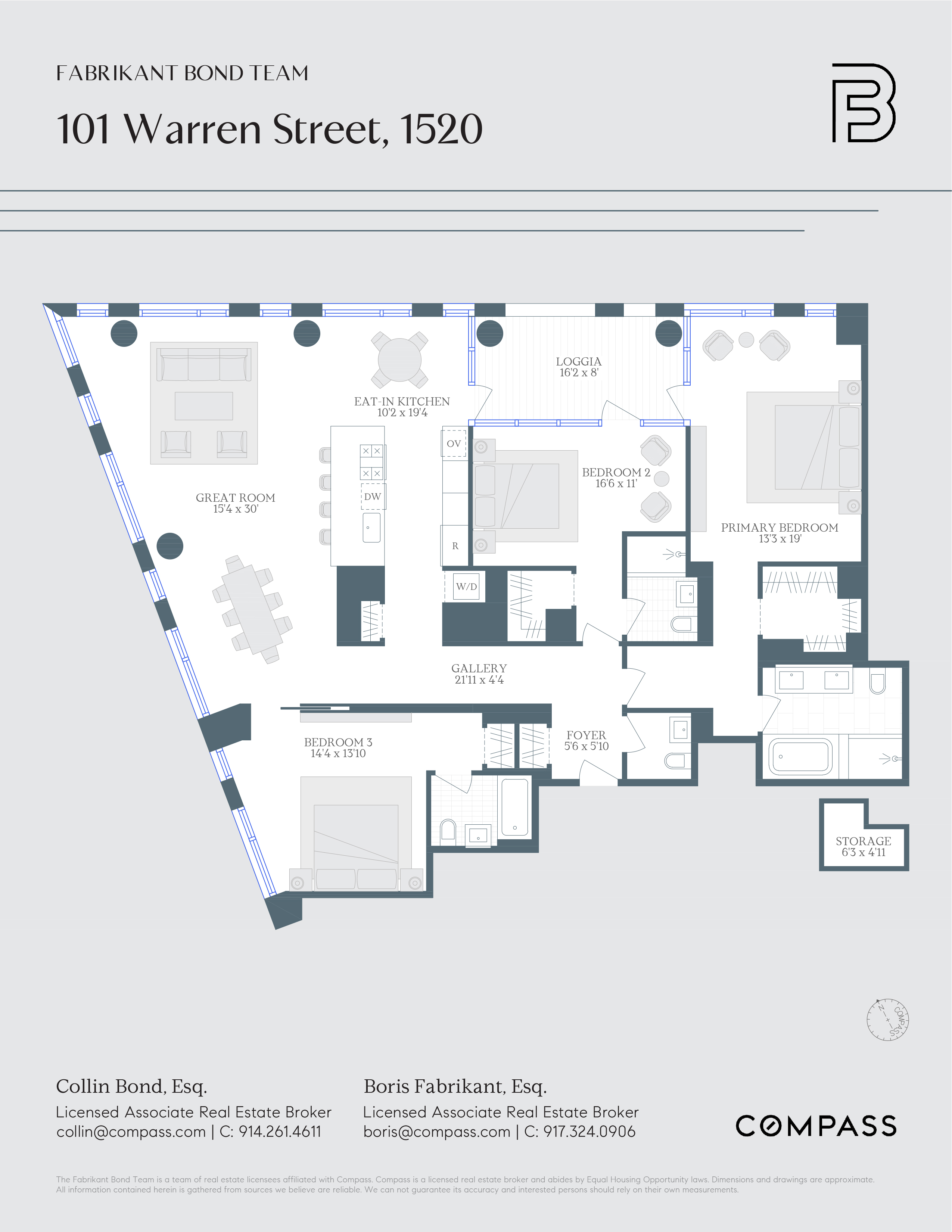 101 Warren Street, Unit 1520 Manhattan, NY 10007 - Photo 10 of 10