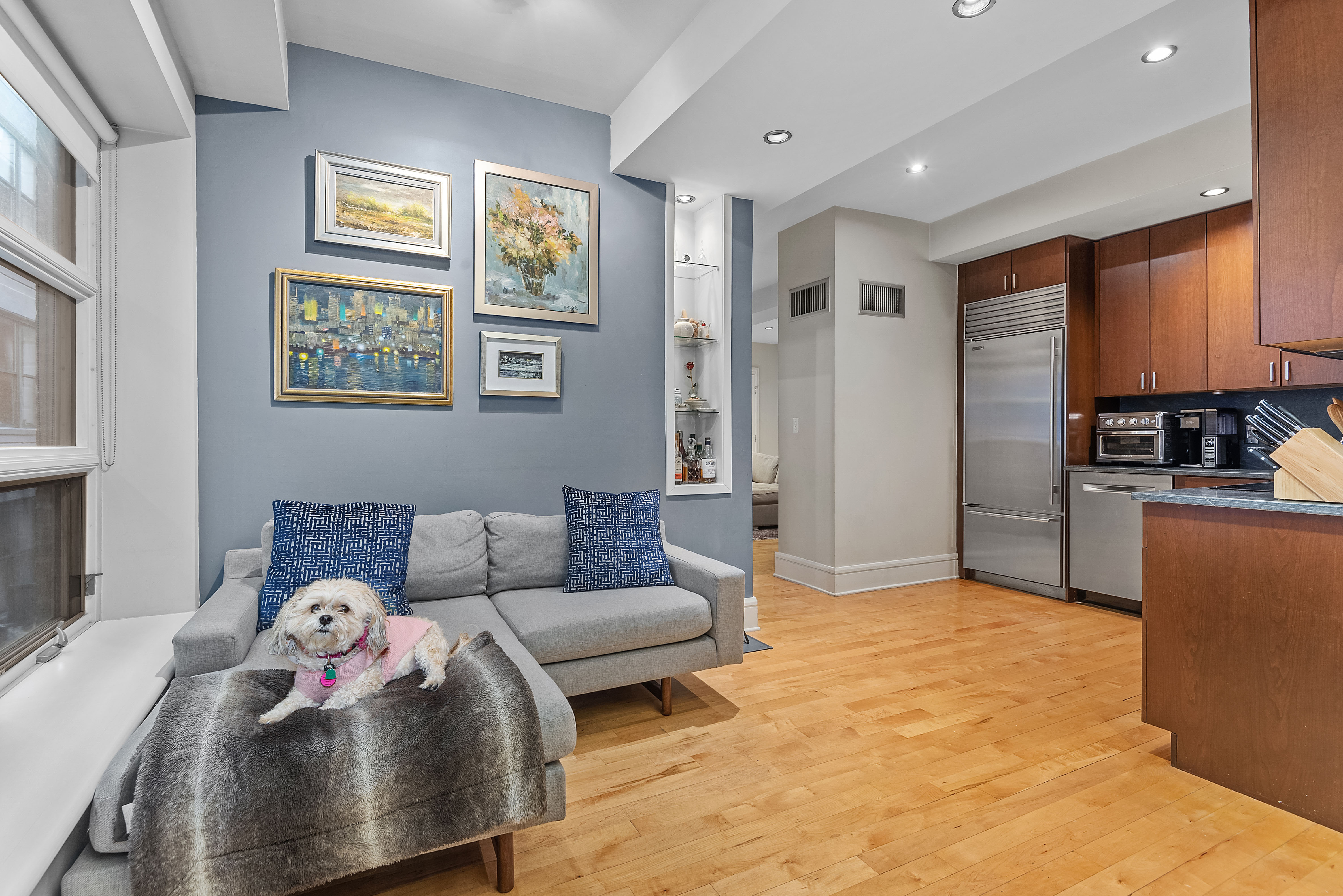 57 Front Street, Unit 305 Brooklyn, NY 11201 - Photo 5 of 10 a living room with furniture and a window