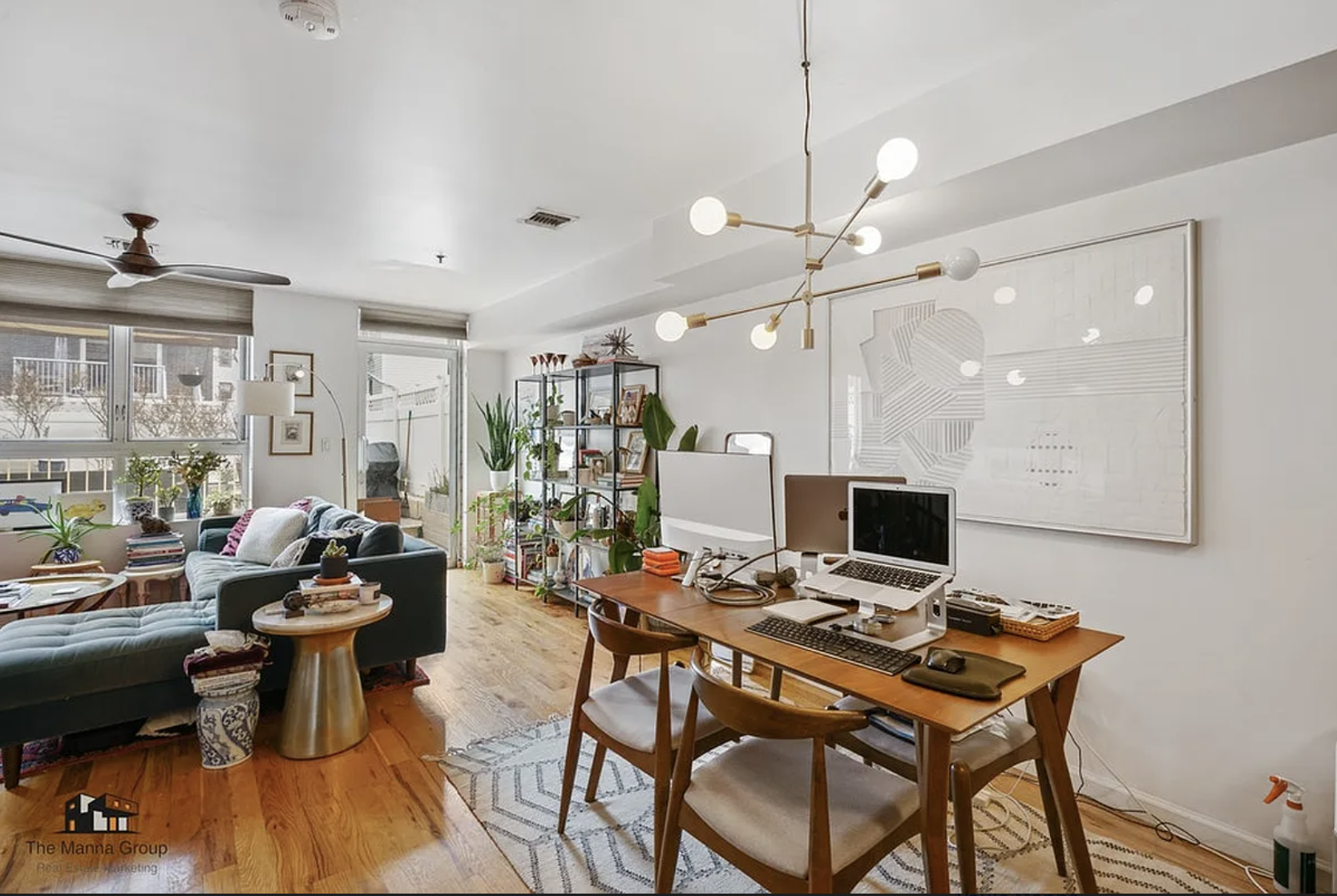 30 Devoe Street, Unit 1B Brooklyn, NY 11211 - Photo 4 of 12 a view of a workspace with furniture