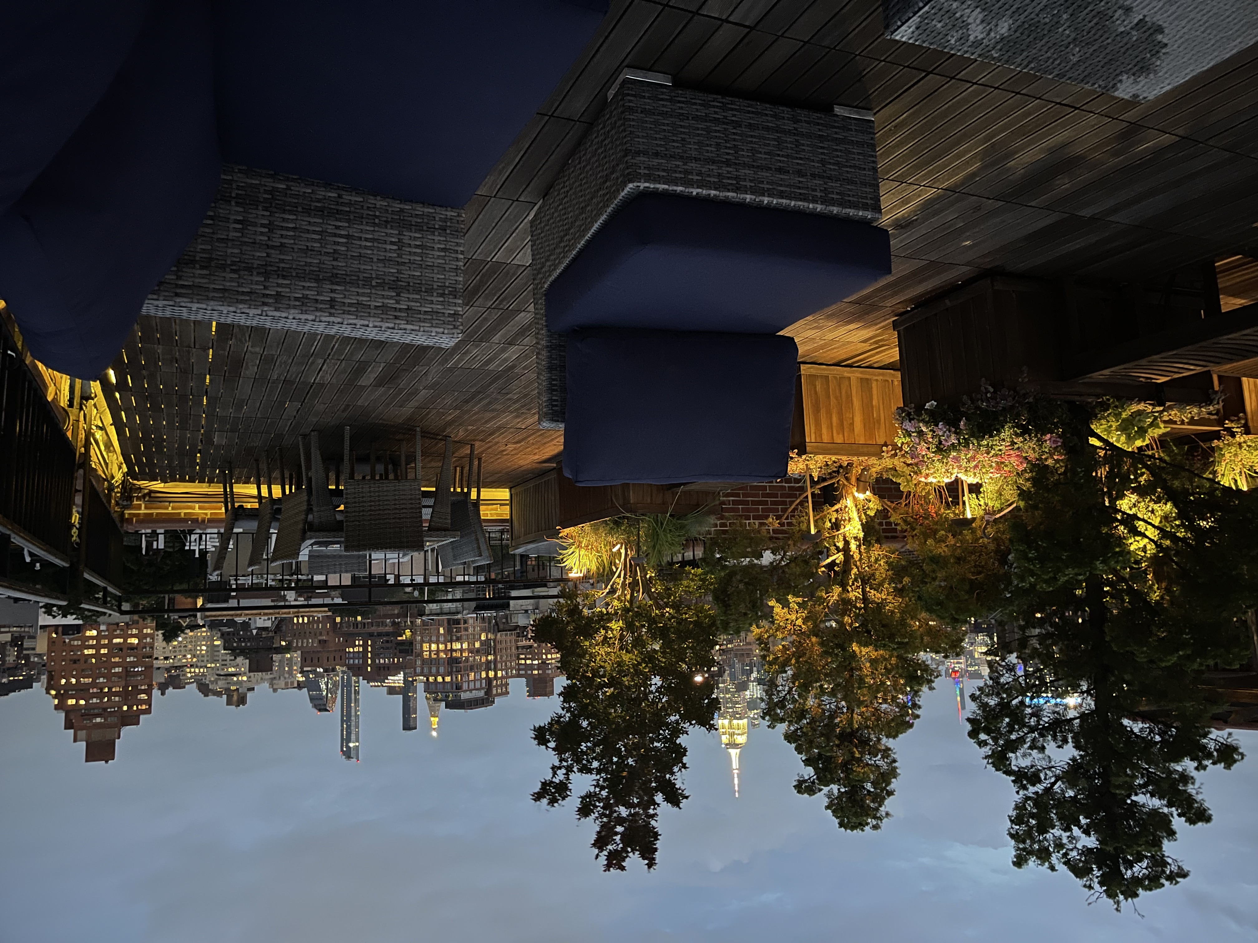 96 Perry Street, Unit B3 Manhattan, NY 10014 - Photo 13 of 16 a terrace with outdoor seating and city view