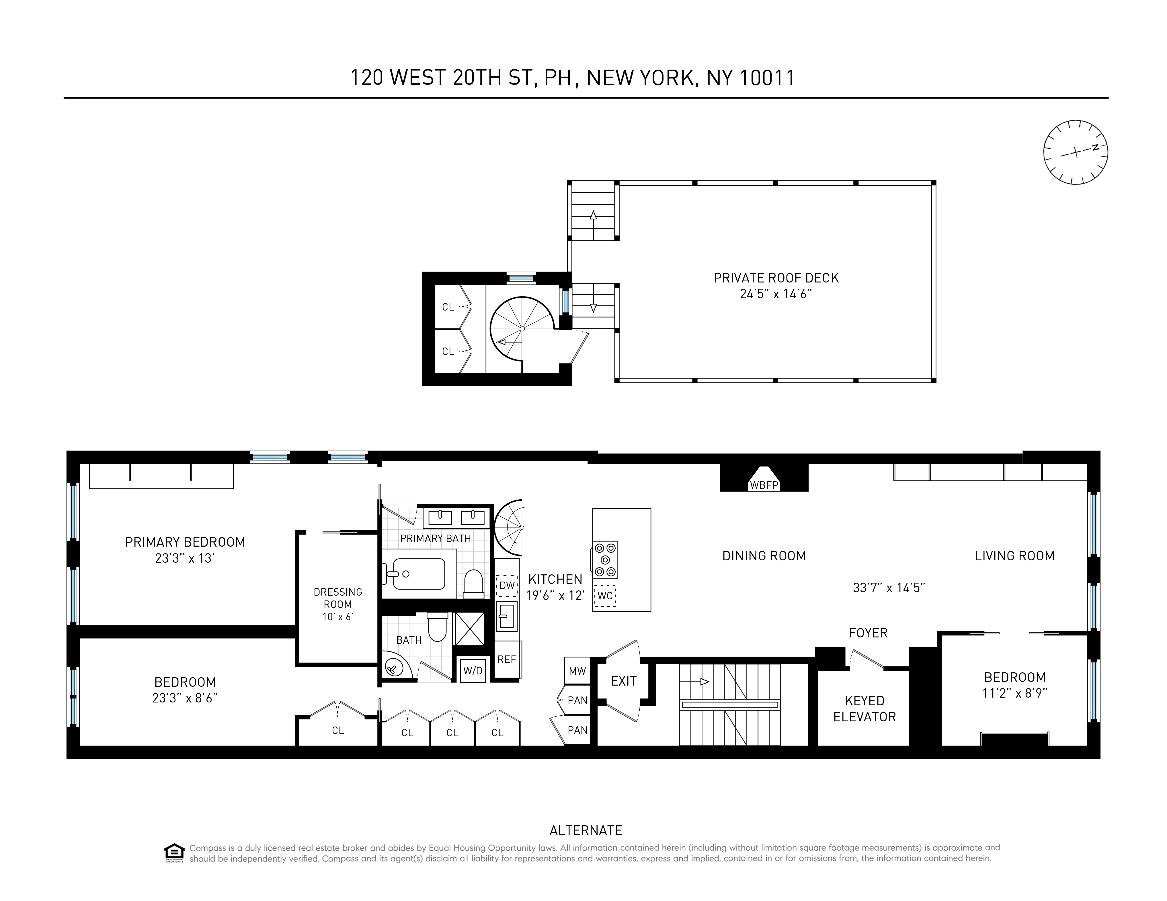 120 West 20th Street, Unit PH Manhattan, NY 10011 - Photo 15 of 15 a picture of a book and a bench