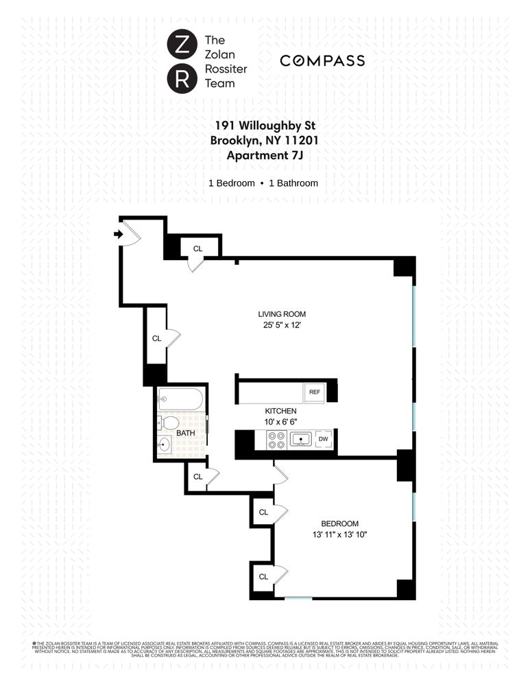 $680,000 | 191 Willoughby Street, Unit 7J | Downtown Brooklyn
