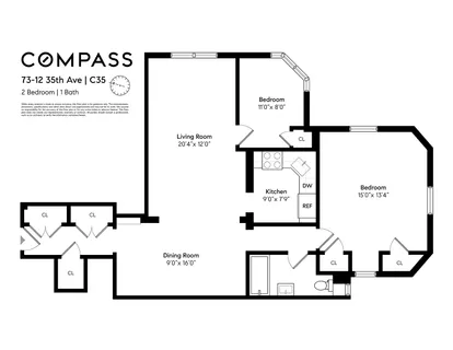 $625,000 | 73-12 35th Avenue, Unit C35 | Jackson Heights