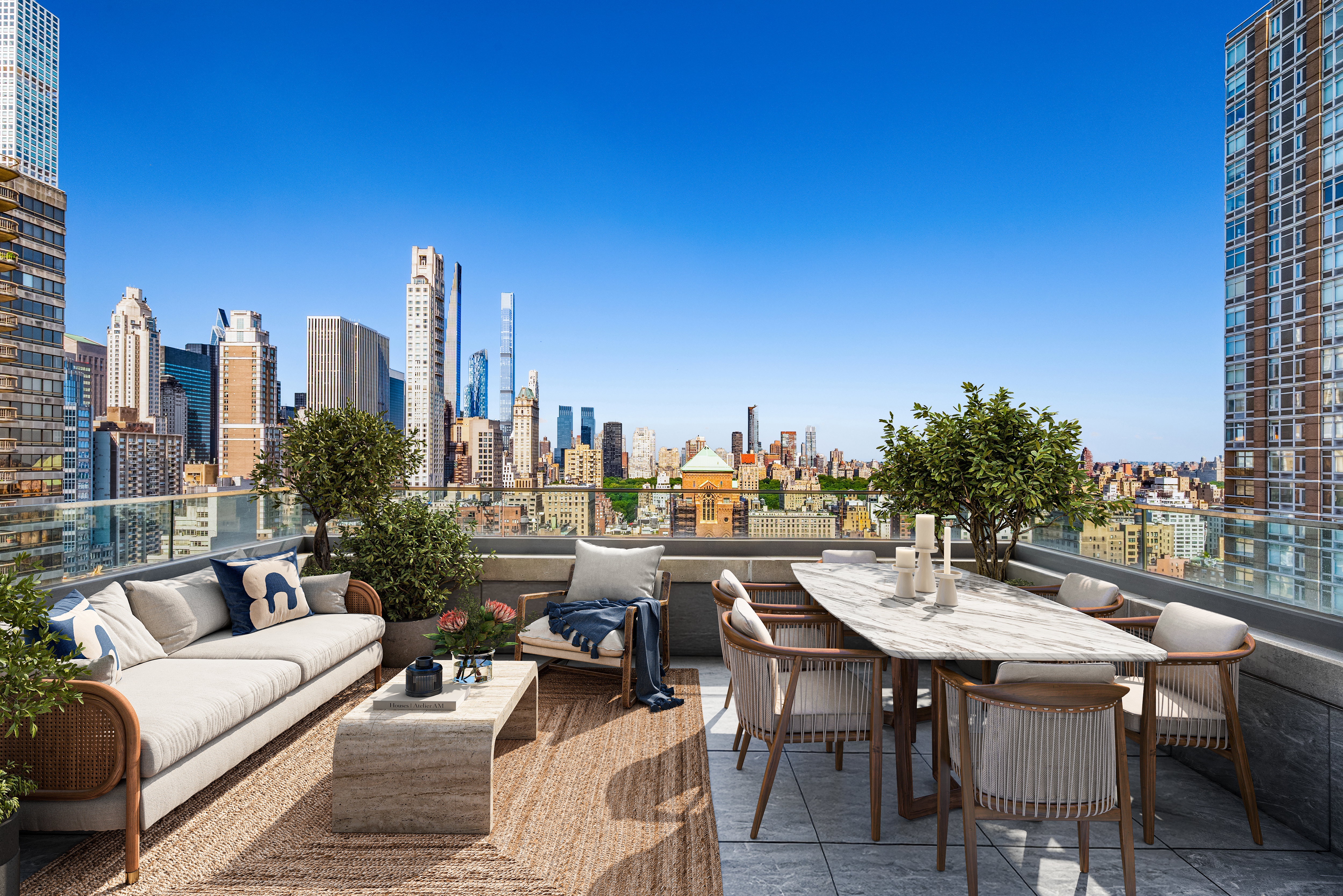 1059 3rd Avenue, Unit 25 Manhattan, NY 10065 - Photo 4 of 13 a view of a terrace with furniture and a potted plant