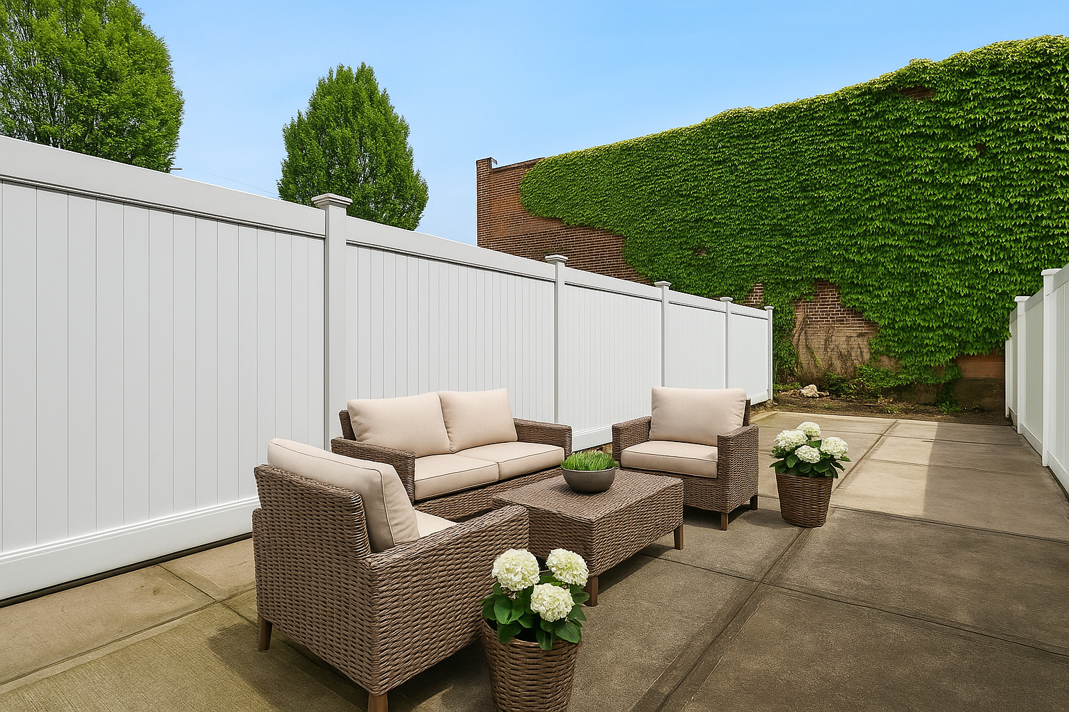 41-05 20th Avenue Queens, NY 11105 - Photo 2 of 8 a patio with patio furniture and potted plants