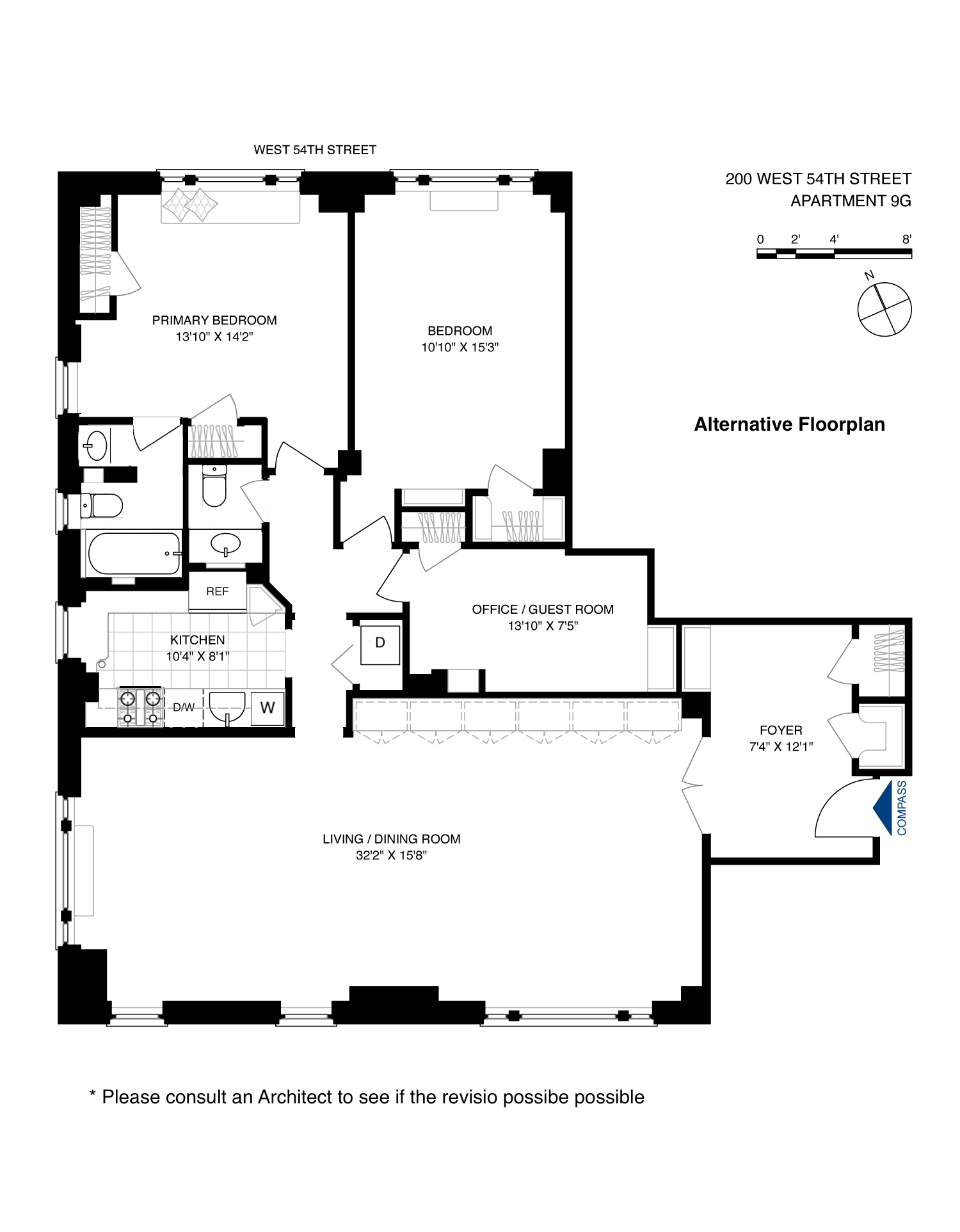 200 West 54th Street, Unit 9G Manhattan, NY 10019 - Photo 17 of 17 a picture of a park