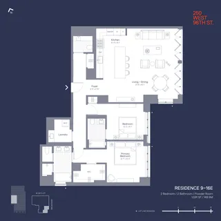 $3,275,000 | 250 West 96th Street, Unit 9E | Upper West Side