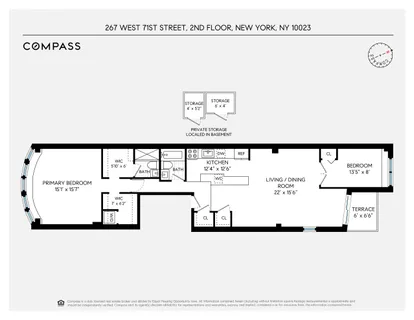 $1,615,000 | 267 West 71st Street, Unit 2FR | Upper West Side