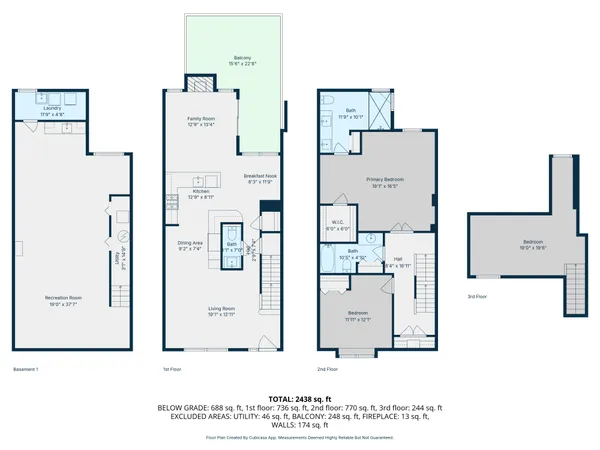 a picture of a kitchen with refrigerator and stove