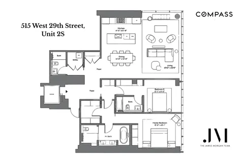 a black and white photo of a living room