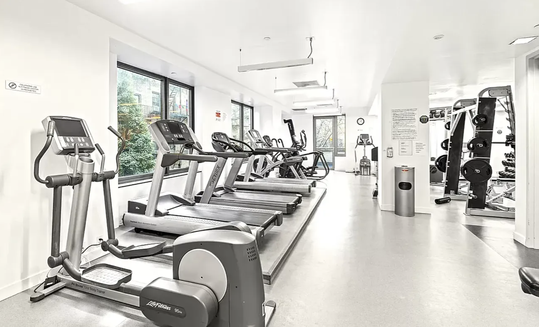 450 East 83rd Street, Unit 5K Manhattan, NY 10028 - Photo 14 of 16 a view of a room with gym equipment