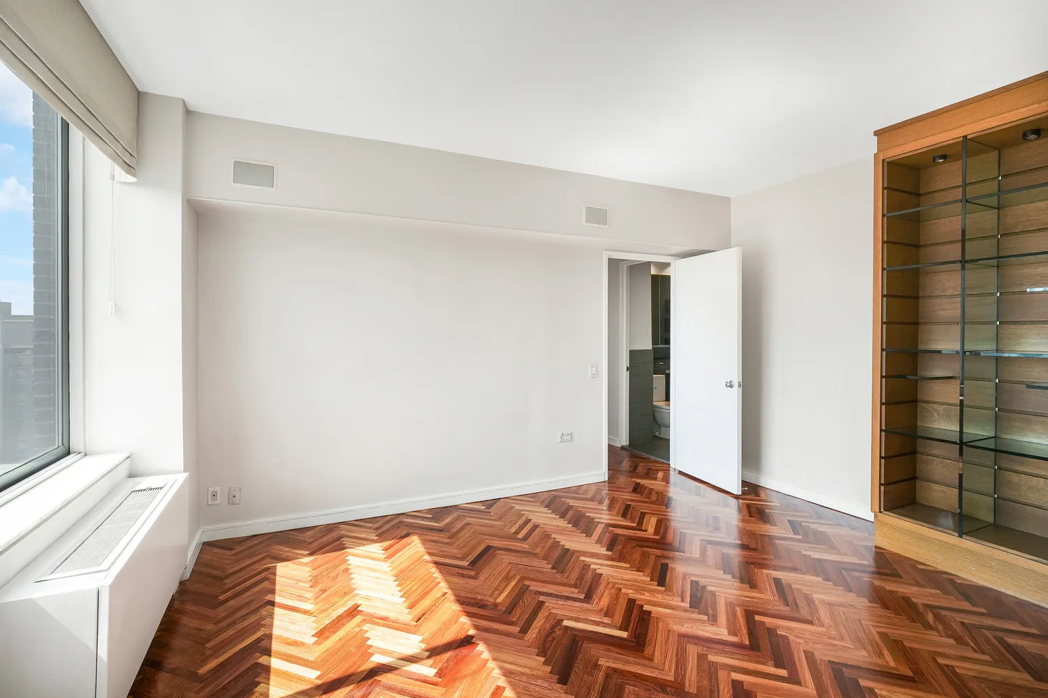 a view of an empty room