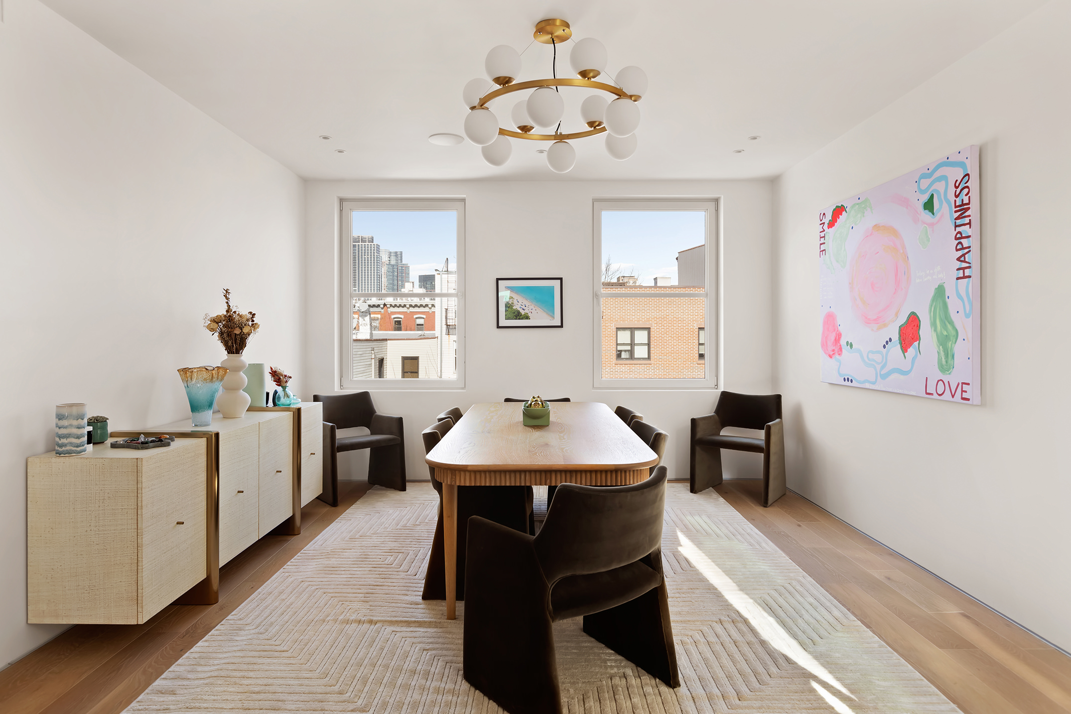 111 Noble Street, Unit 2 Brooklyn, NY 11222 - Photo 5 of 13 a dining room with wooden floor and breakfast area