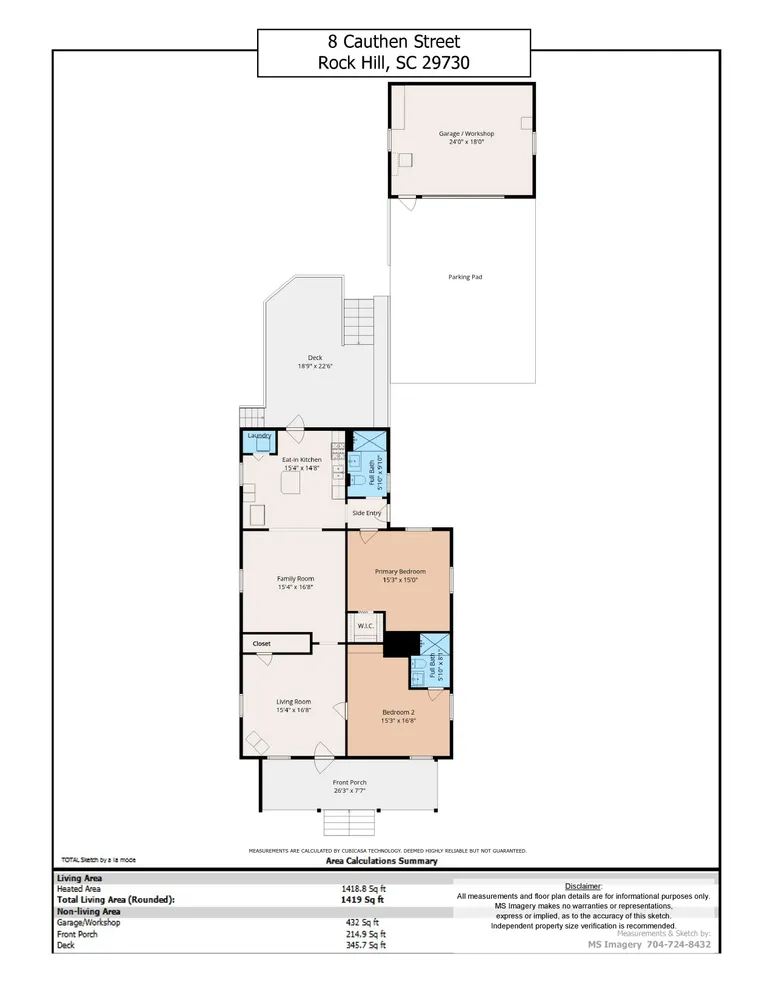 $255,000 | 8 Cauthen Street, Rock Hill, SC 29730