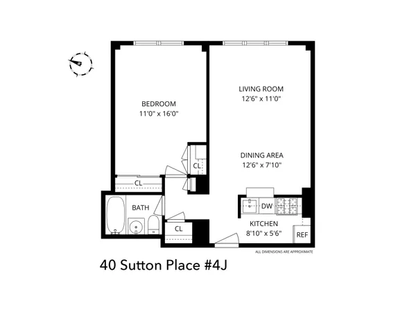 $715,000 | 40 Sutton Place, Unit 4J | Sutton Place