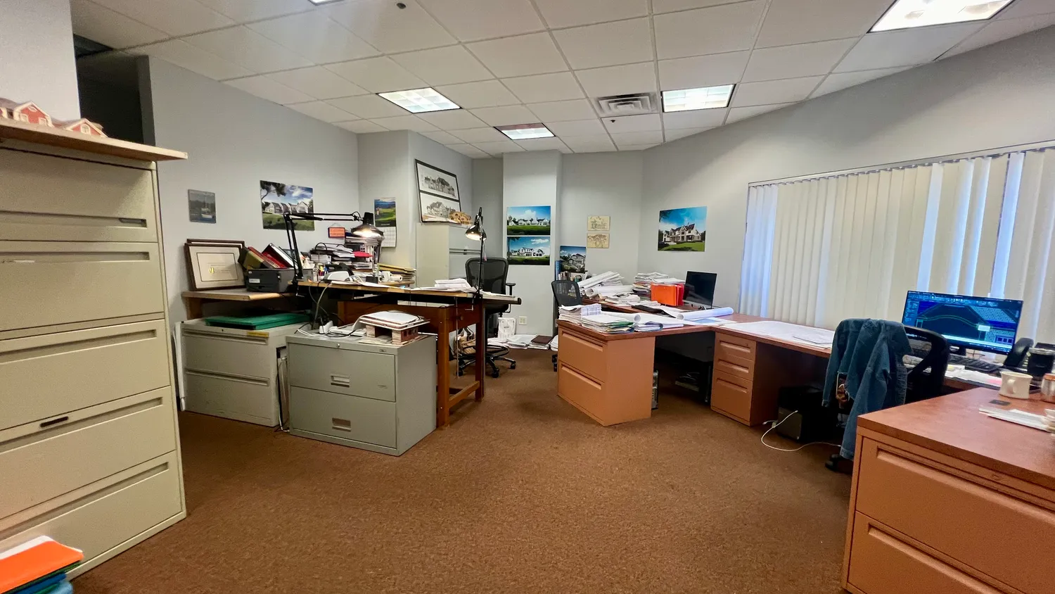 a room with storage and utility