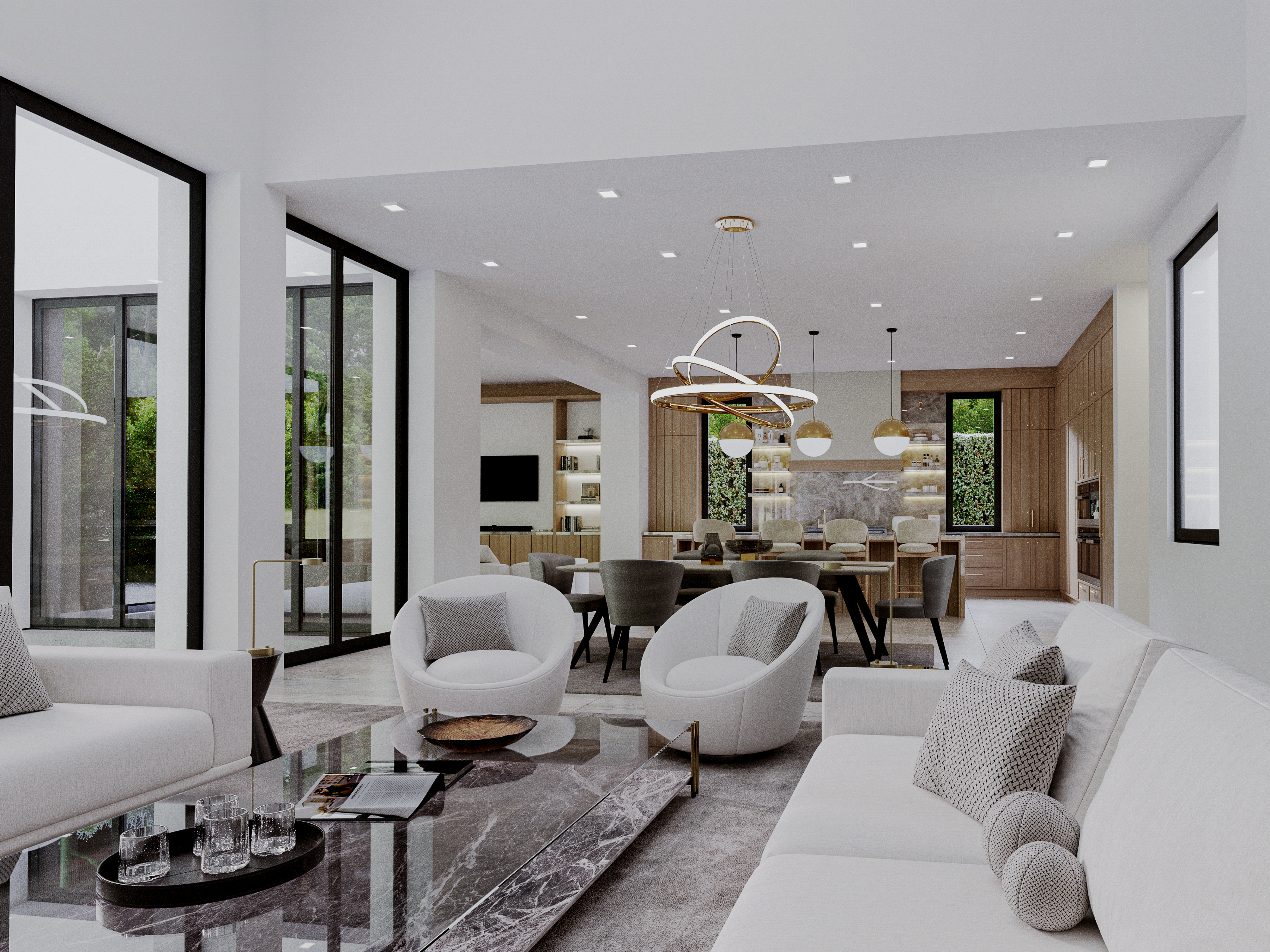 3 Hudson Avenue Ocean Ridge, FL 33435 - Photo 14 of 23 a living room with furniture and a large window