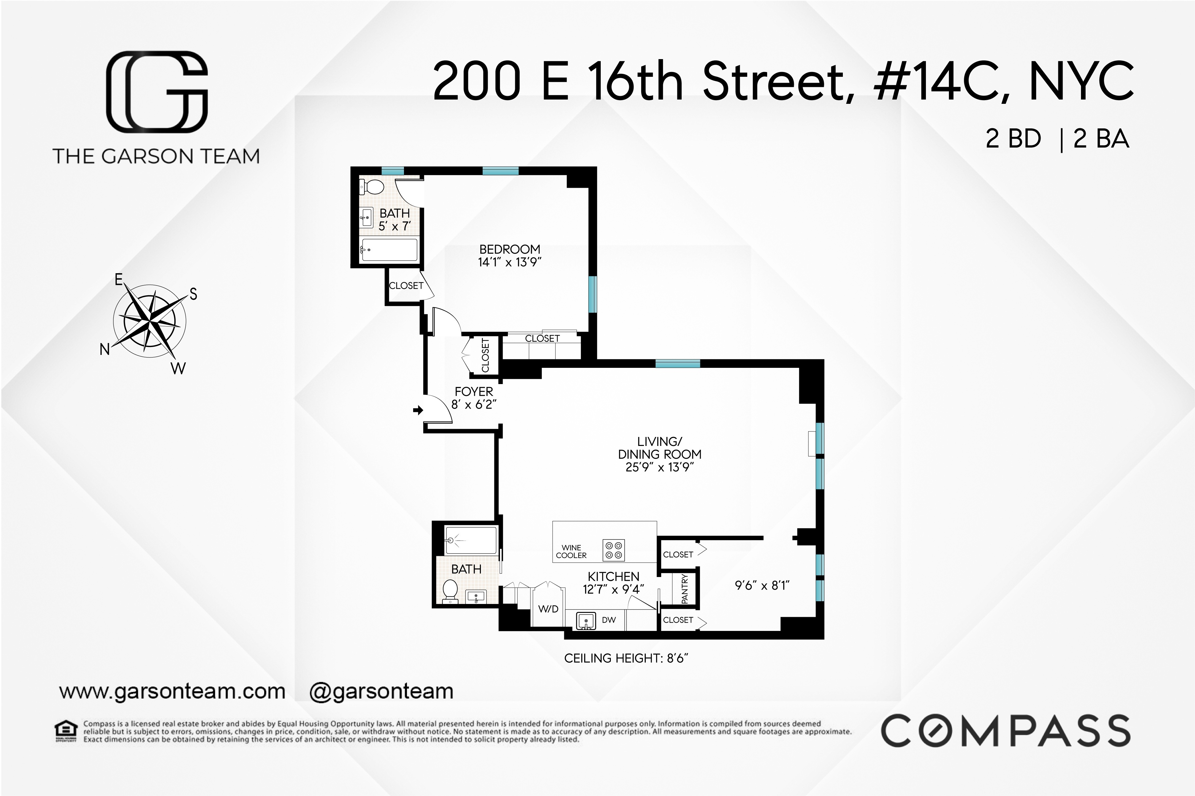 200 East 16th Street, Unit 14C Manhattan, NY 10003 - Photo 14 of 14 a picture of a wall