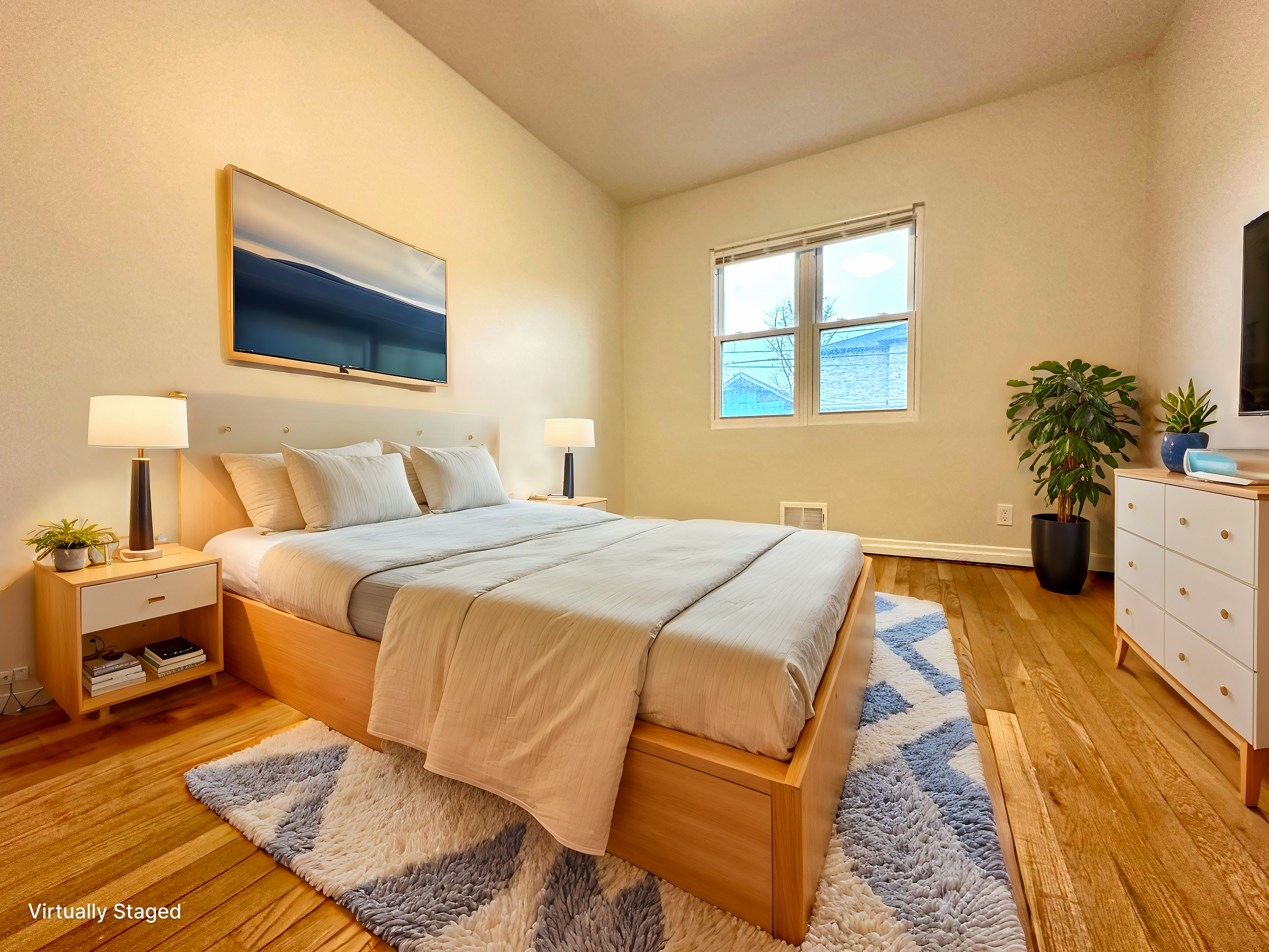 75-66 197th Street Queens, NY 11366 - Photo 4 of 14 a bedroom with a bed and a dresser