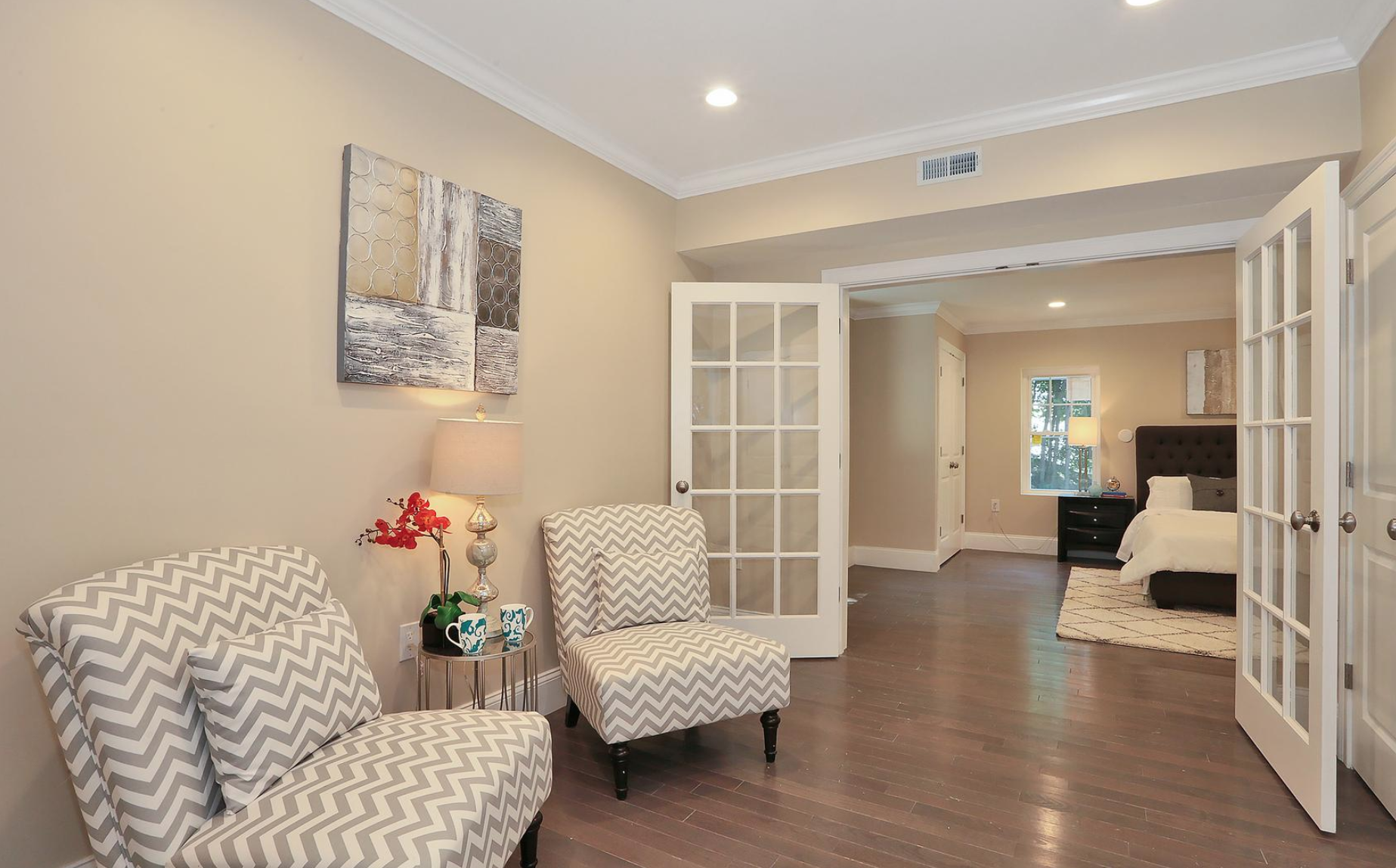 Alpine Street Roxbury, MA 02119 - Photo 6 of 8 a living room with furniture and wooden floor