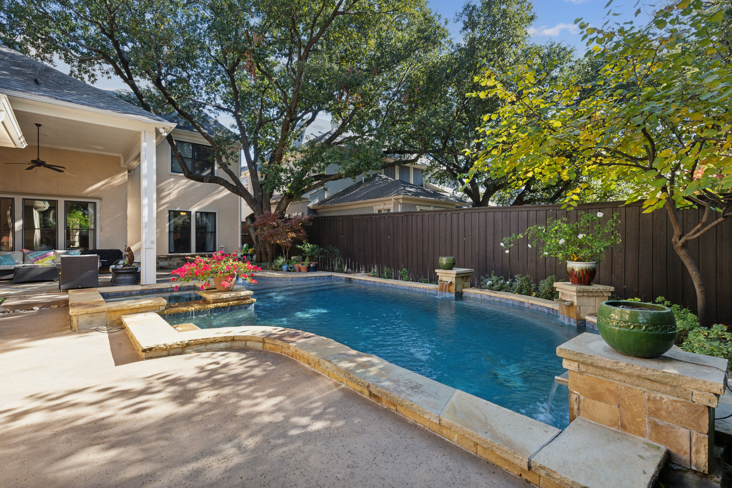 8411 Midway Road Dallas, TX 75209 - Photo 25 of 29 a view of a house with swimming pool