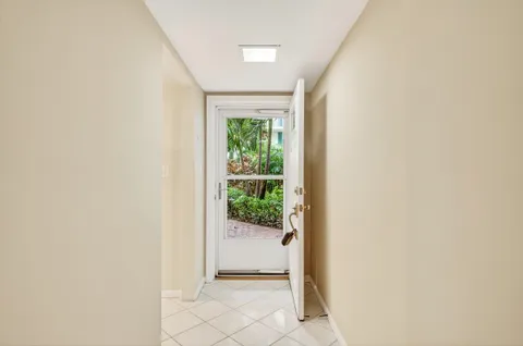 a view of an entryway of a house