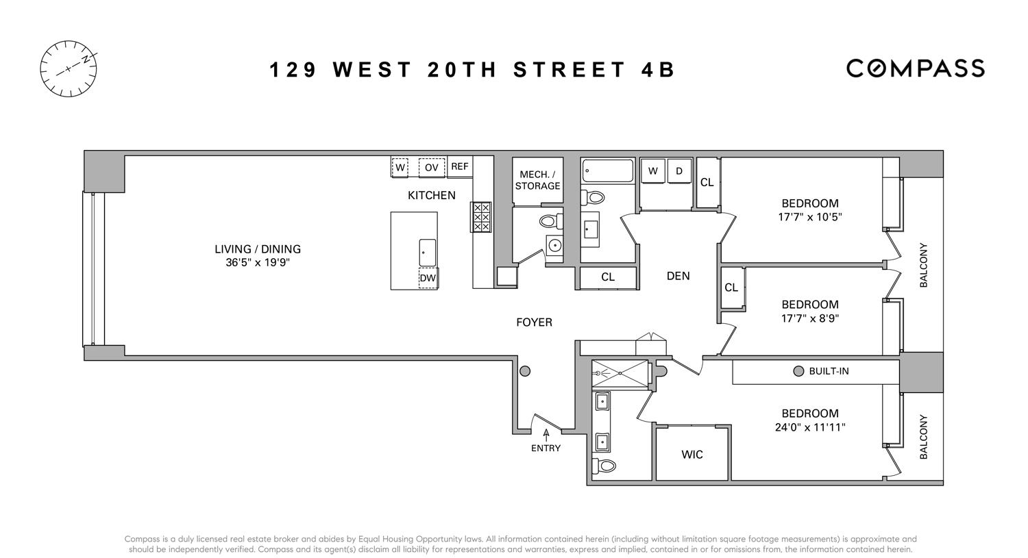129 West 20th Street, Unit 4B Manhattan, NY 10011 - Photo 16 of 16 a picture