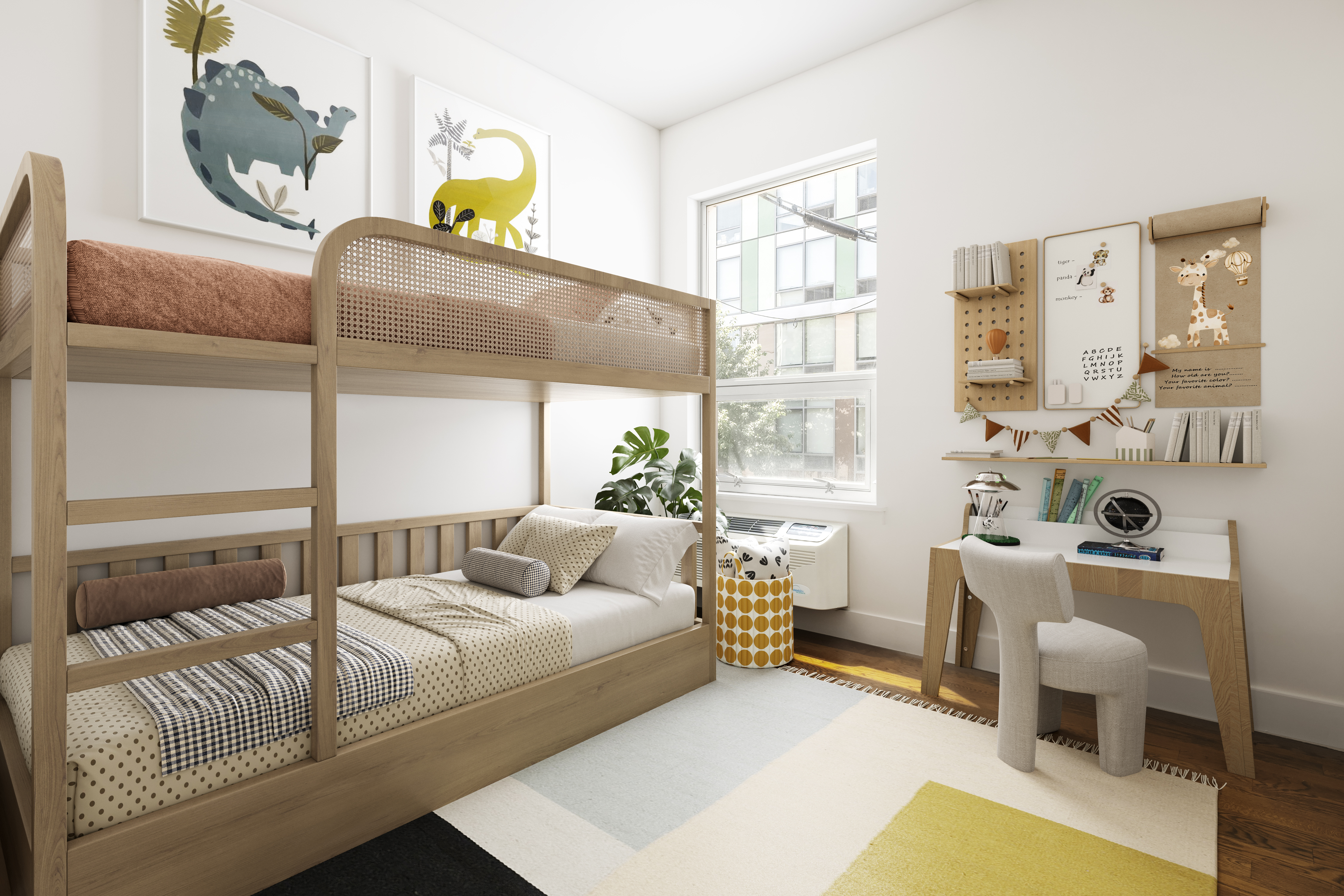 15 Roebling Street, Unit 2B Brooklyn, NY 11211 - Photo 5 of 9 a bedroom with furniture and a window