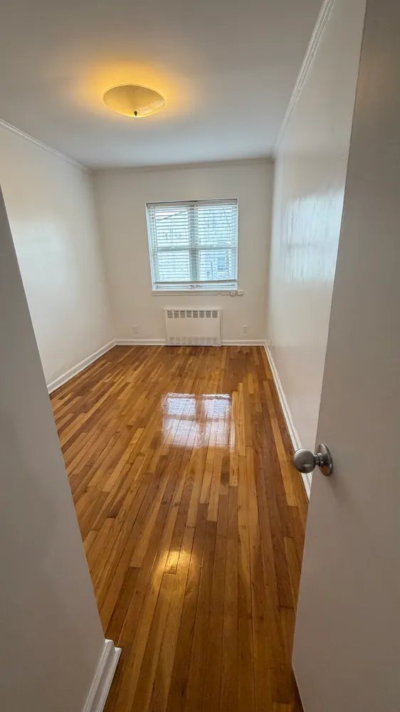 wooden floor in a room