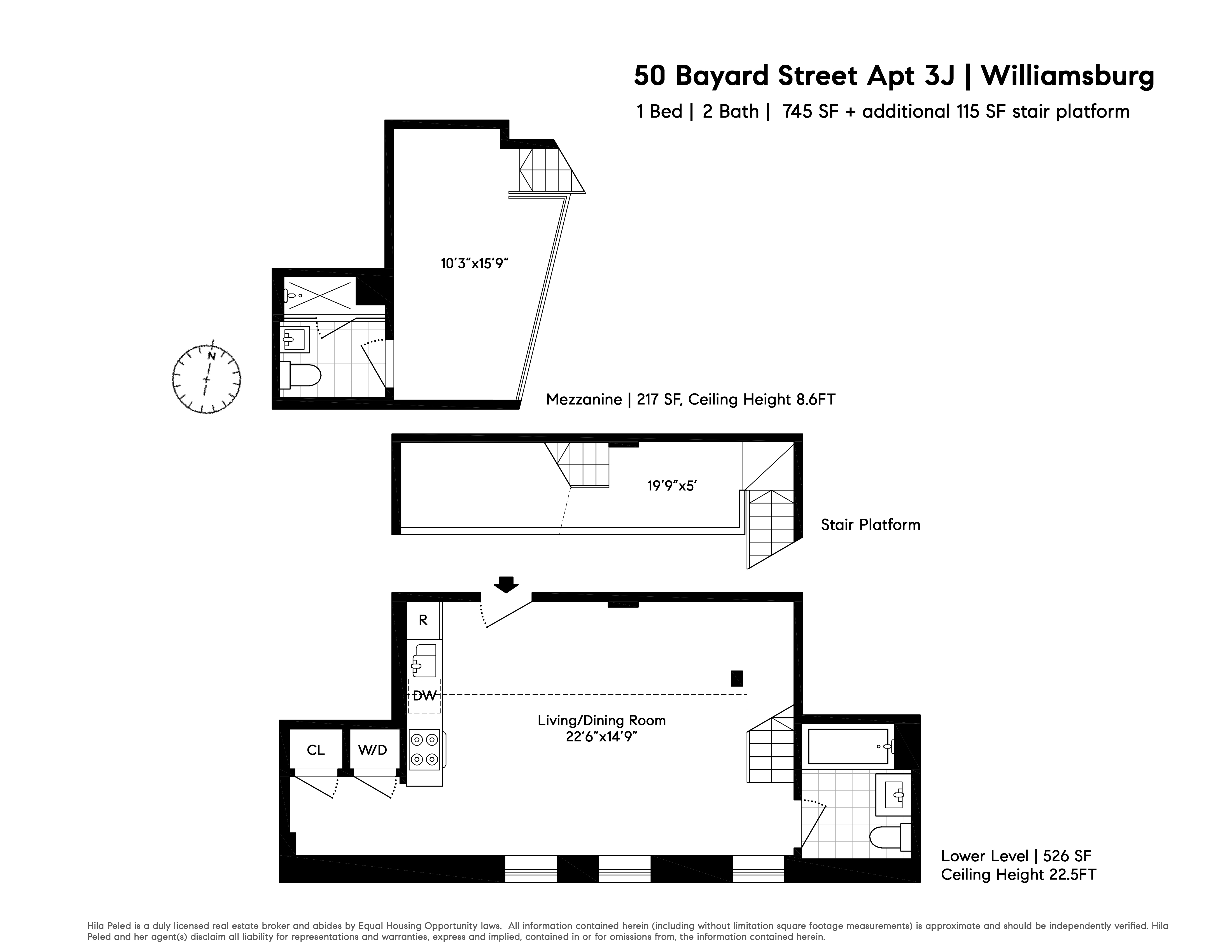 50 Bayard Street, Unit 3J Brooklyn, NY 11211 - Photo 13 of 13 a picture of a book and a white wall