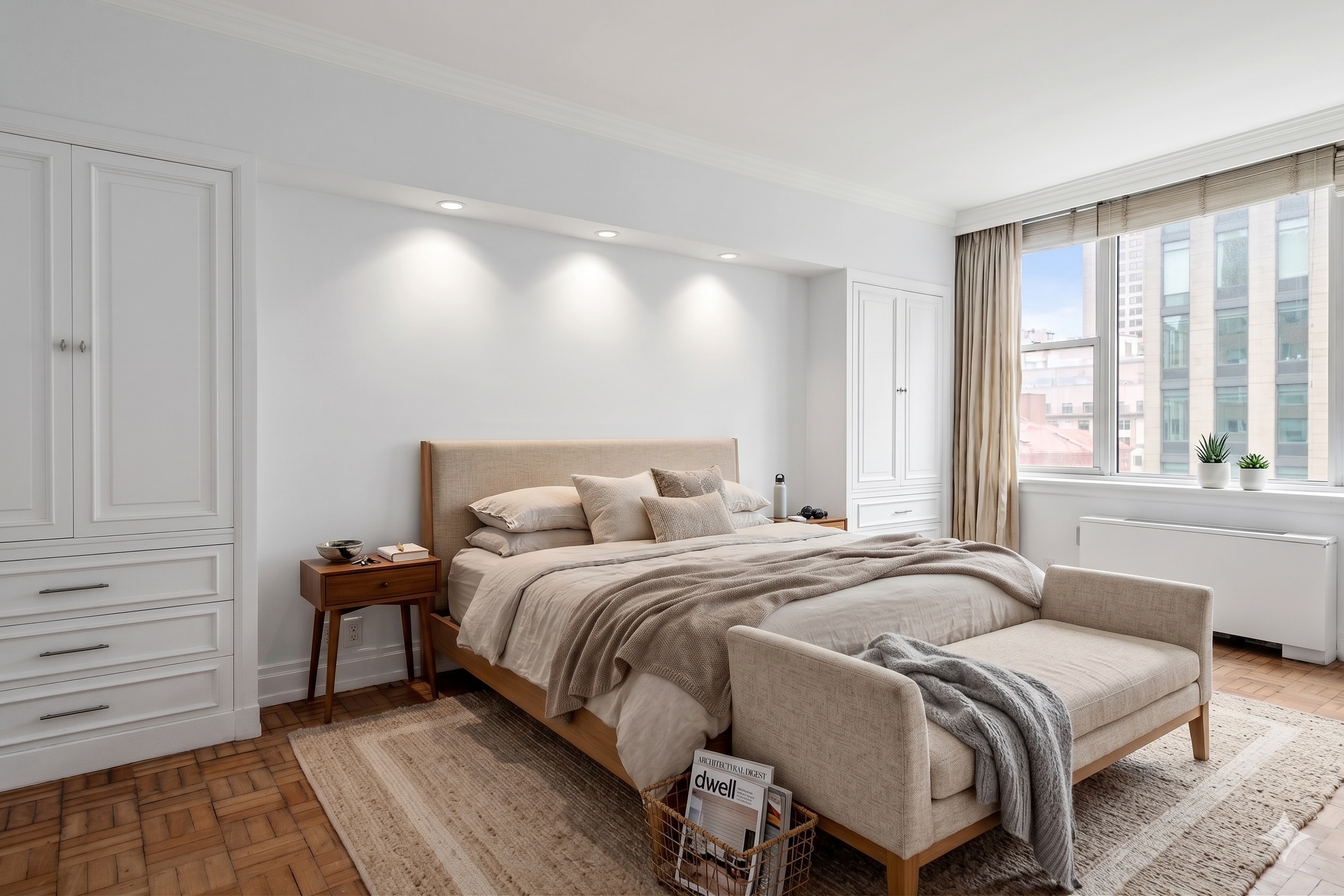 175 East 62nd Street, Unit 12A Manhattan, NY 10065 - Photo 7 of 24 a bedroom with a bed and a window