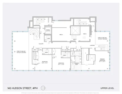 $59,500,000 | 145 Hudson Street, Unit PH | TriBeCa