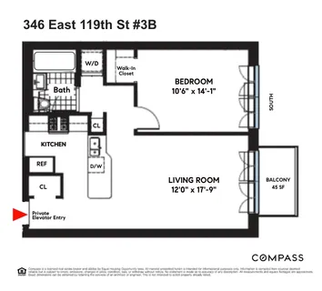 $549,000 | 346 East 119th Street, Unit 3R | East Harlem