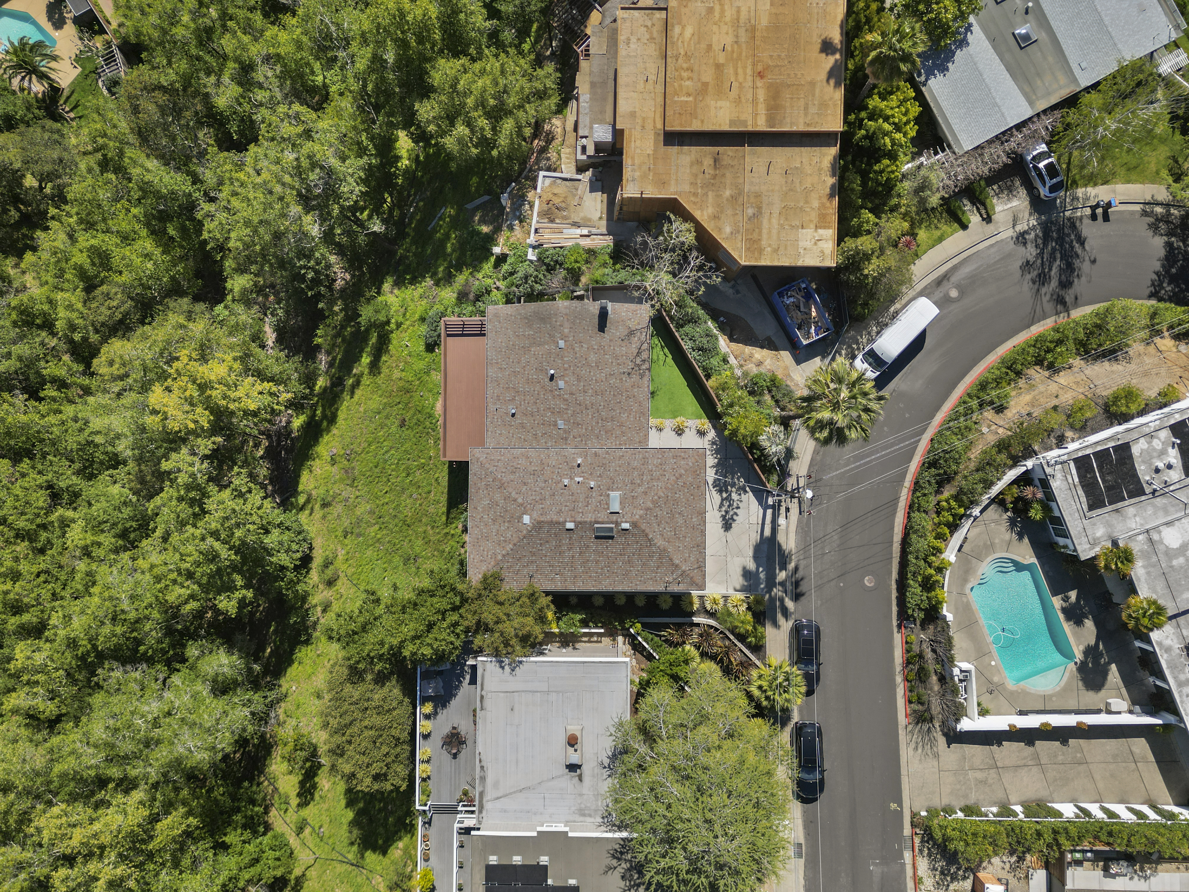 62 Oakdale Avenue San Rafael, CA 94901 - Photo 30 of 32 an aerial view of a house with a garden