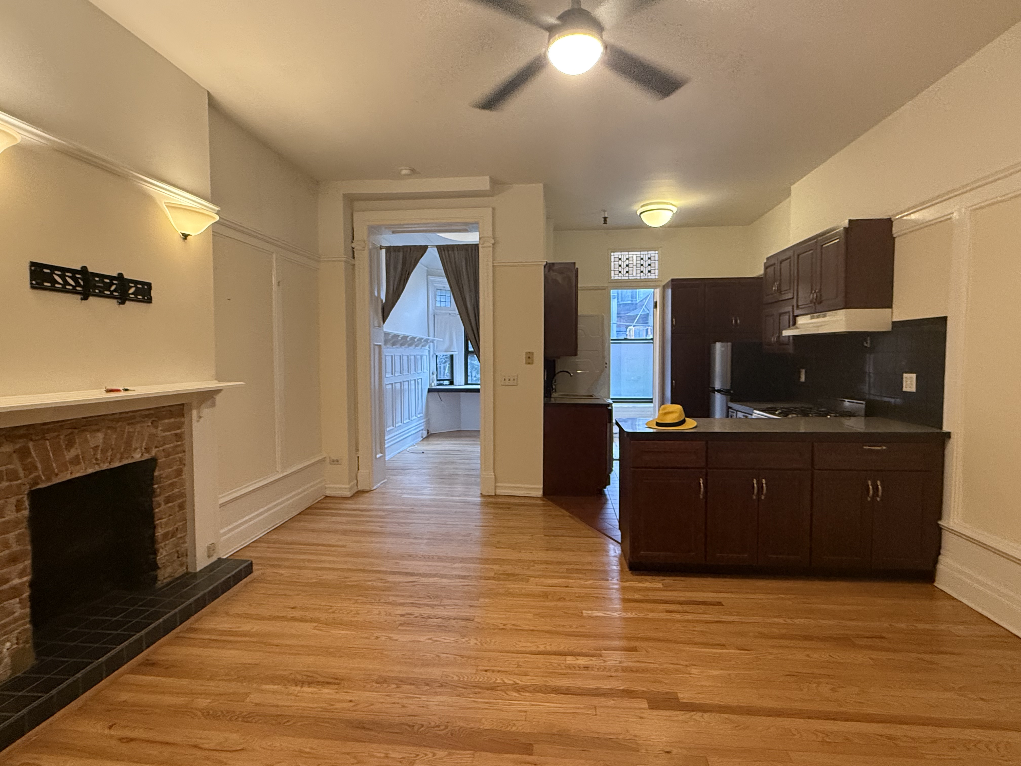 30 Montgomery Place, Unit 2 Brooklyn, NY 11215 - Photo 7 of 17 a view of kitchen with cabinets microwave and stove