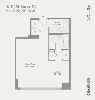 $525,000 | 150 East 37th Street, Unit 7G | Murray Hill