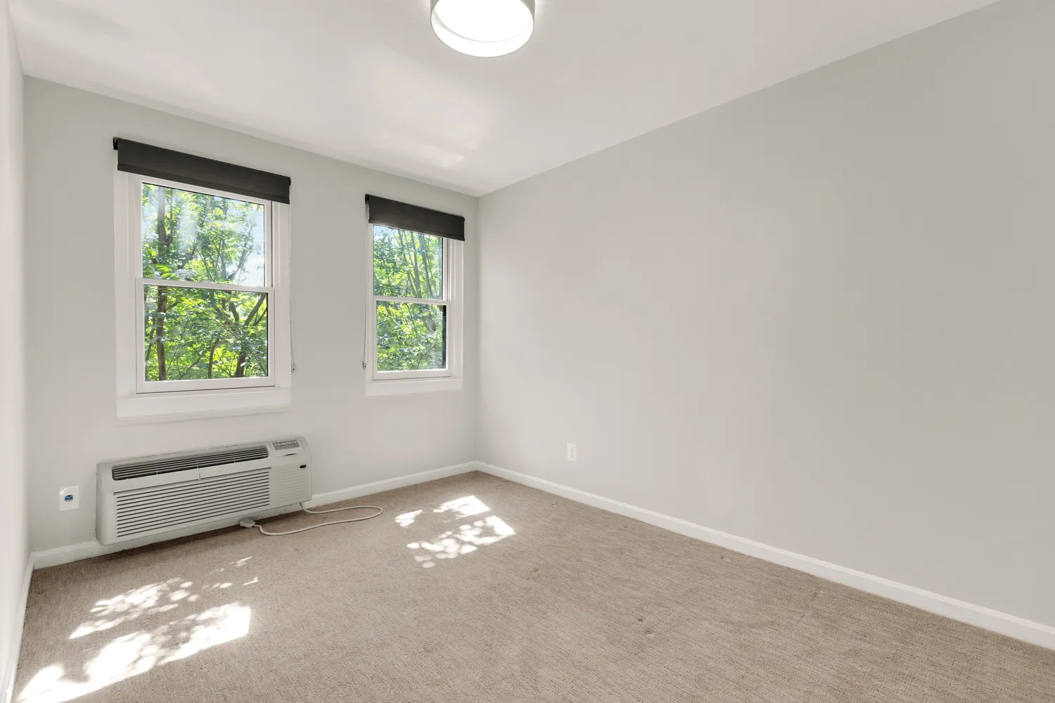 a view of room with window
