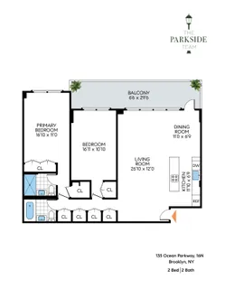 $999,000 | 135 Ocean Parkway, Unit 16N | Kensington