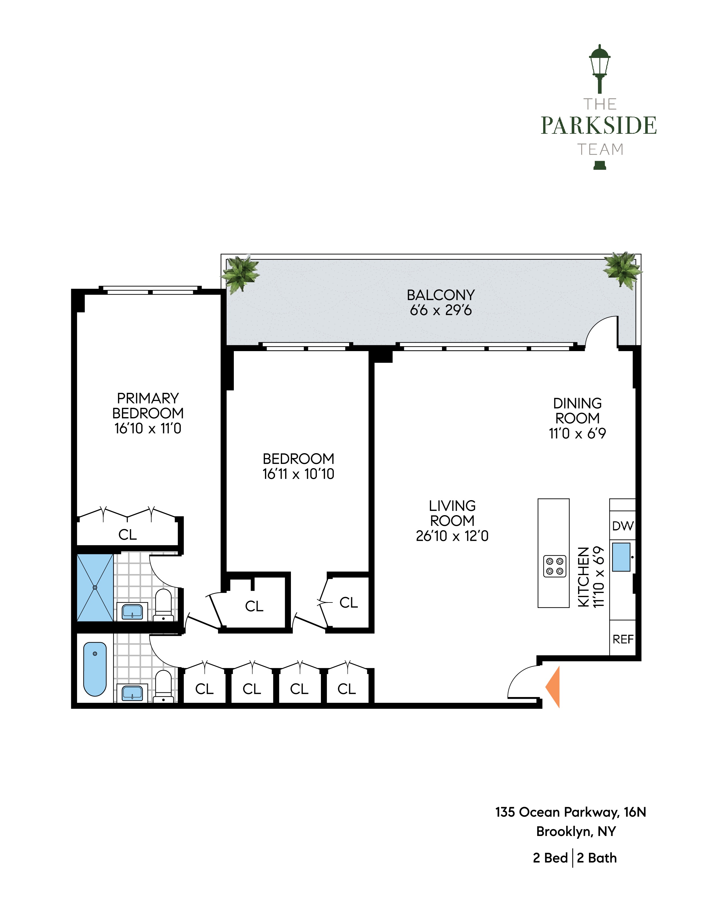 135 Ocean Parkway, Unit 16N Brooklyn, NY 11218 - Photo 16 of 16 a picture of a park