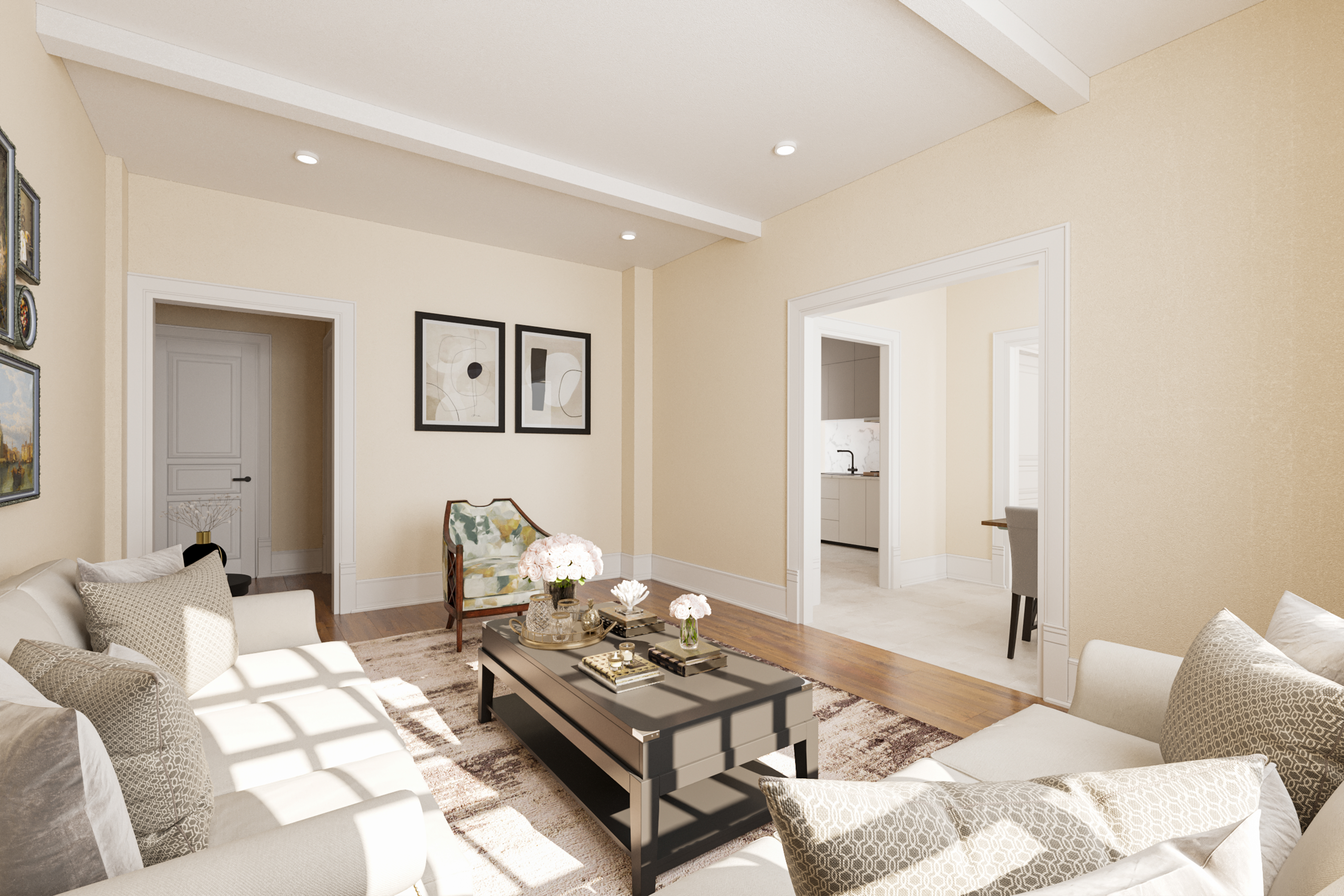 210 West 78th Street, Unit 8C Manhattan, NY 10024 - Photo 3 of 21 a living room with furniture