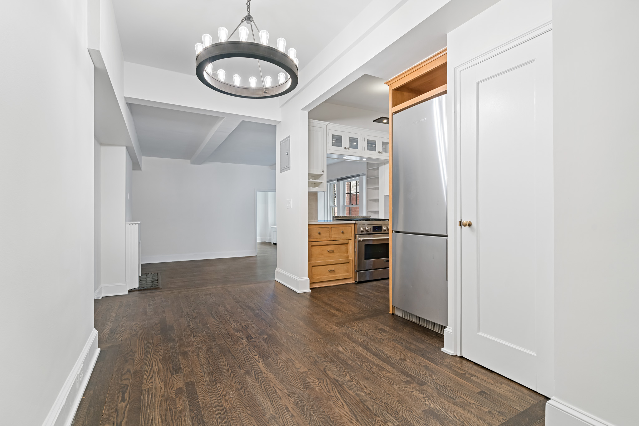 299 West 12th Street, Unit 3JH Manhattan, NY 10014 - Photo 4 of 15 a view of empty room with wooden floor