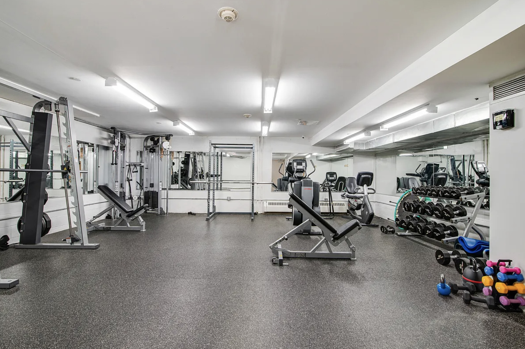 41-26 27th Street, Unit 4B Queens, NY 11101 - Photo 7 of 10 a view of a room with gym equipment